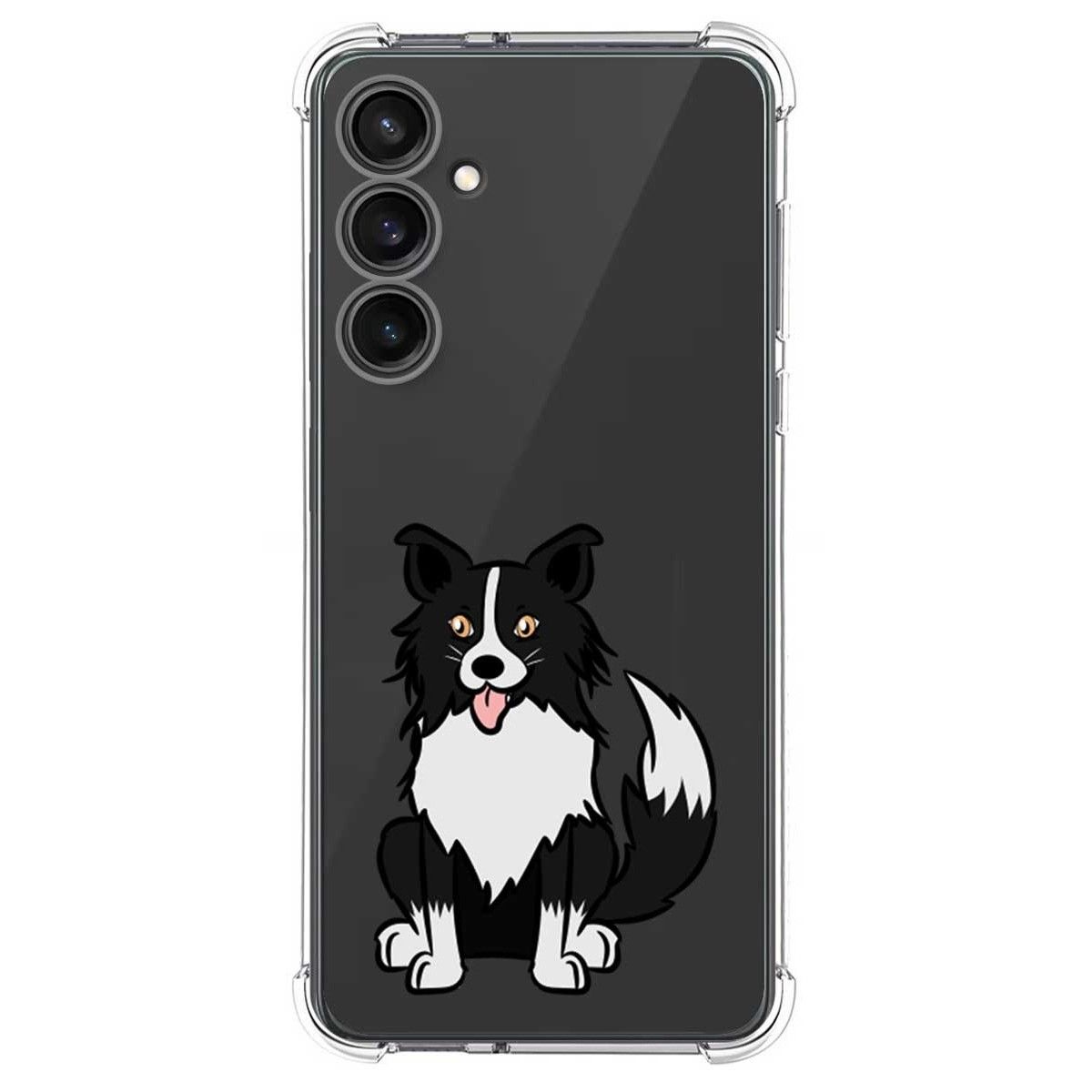Funda Silicona Antigolpes para Samsung Galaxy S23 FE 5G diseño Perros 01 Dibujos