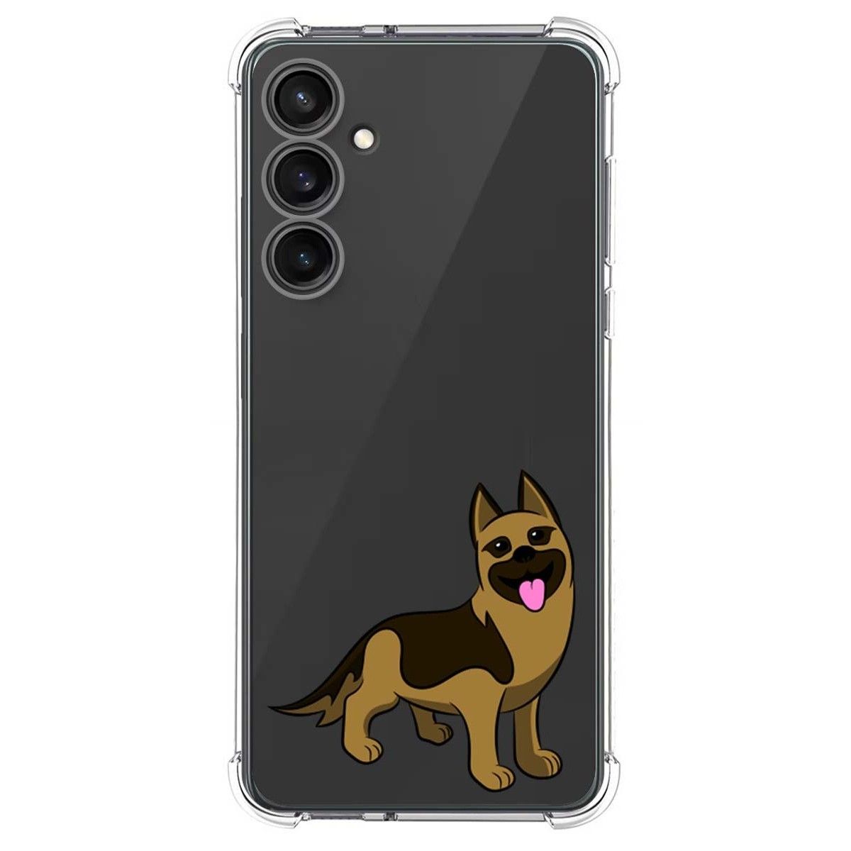 Funda Silicona Antigolpes para Samsung Galaxy S23 FE 5G diseño Perros 03 Dibujos