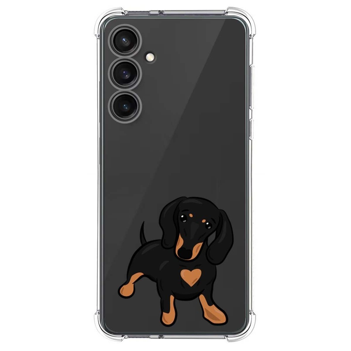 Funda Silicona Antigolpes para Samsung Galaxy S23 FE 5G diseño Perros 04 Dibujos