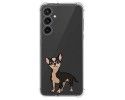 Funda Silicona Antigolpes para Samsung Galaxy S23 FE 5G diseño Perros 05 Dibujos