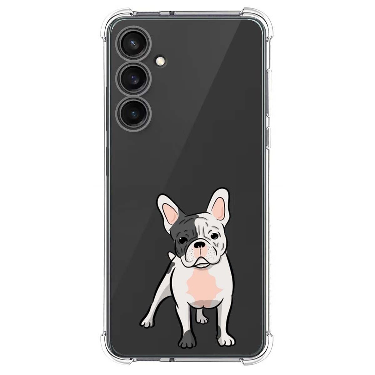 Funda Silicona Antigolpes para Samsung Galaxy S23 FE 5G diseño Perros 06 Dibujos