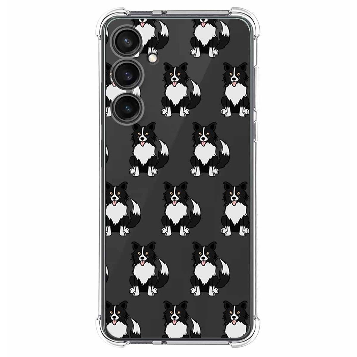 Funda Silicona Antigolpes para Samsung Galaxy S23 FE 5G diseño Perros 07 Dibujos