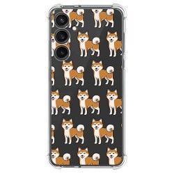 Funda Silicona Antigolpes para Samsung Galaxy S23 FE 5G diseño Perros 08 Dibujos