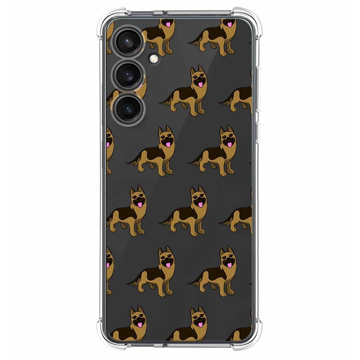 Funda Silicona Antigolpes para Samsung Galaxy S23 FE 5G diseño Perros 09 Dibujos