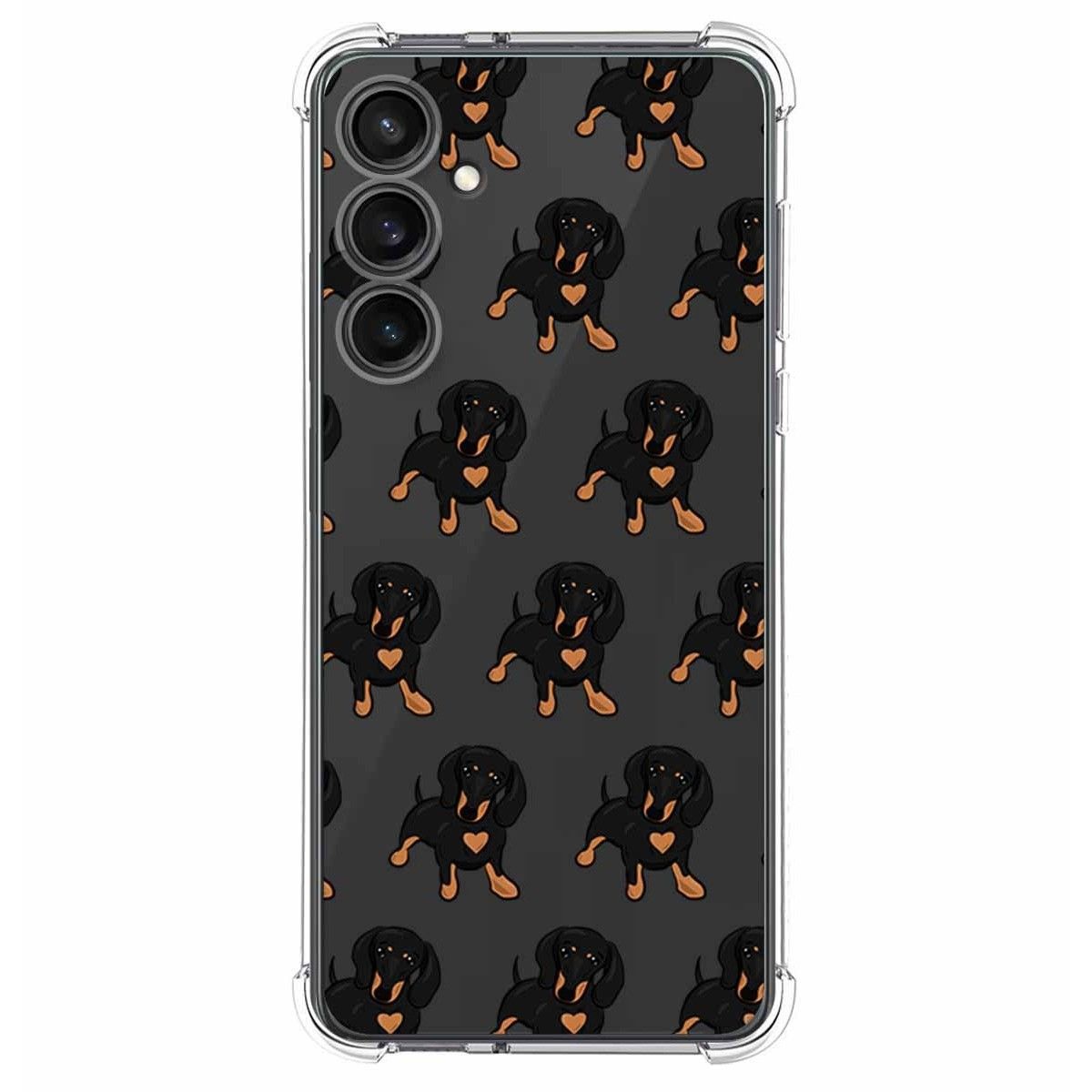 Funda Silicona Antigolpes para Samsung Galaxy S23 FE 5G diseño Perros 10 Dibujos