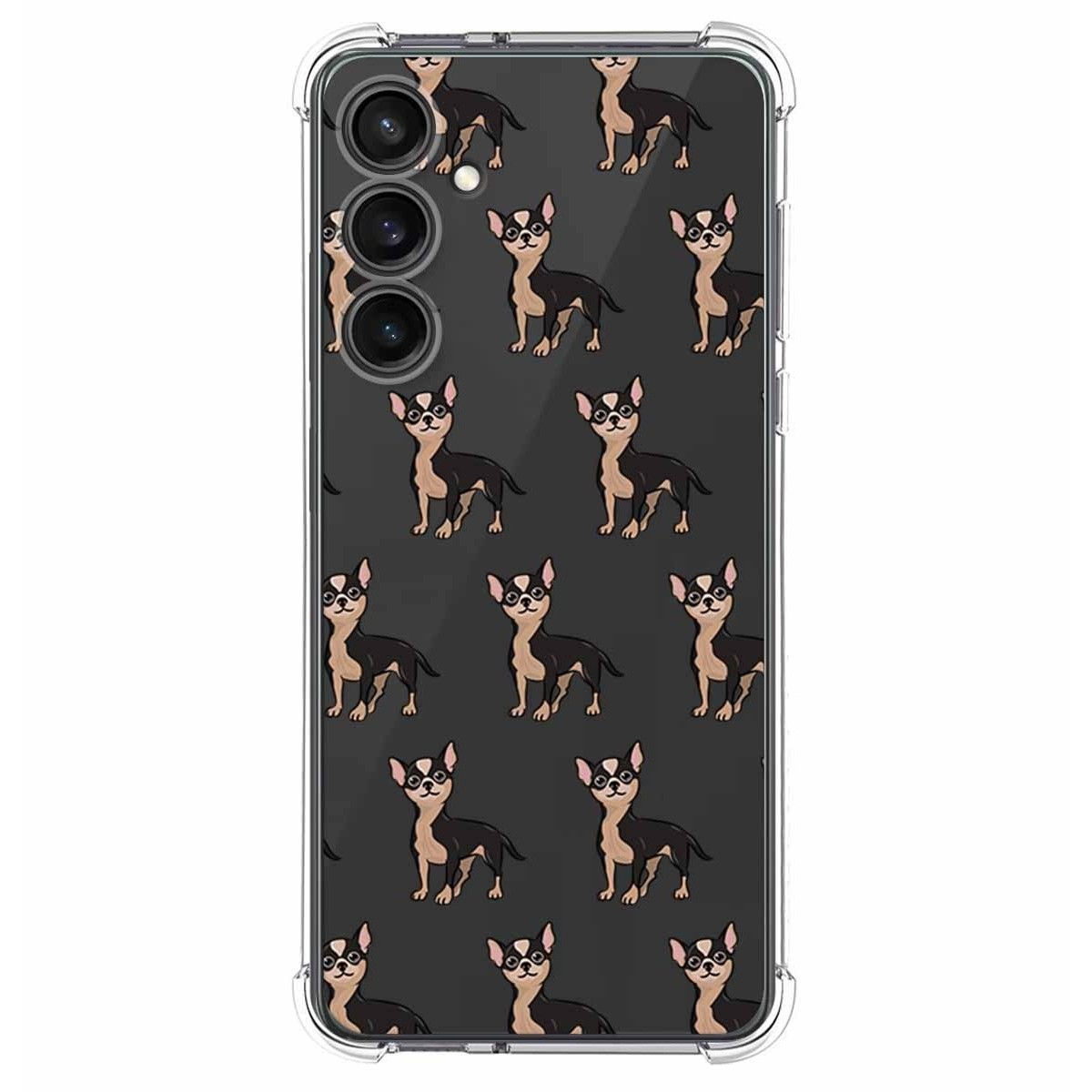 Funda Silicona Antigolpes para Samsung Galaxy S23 FE 5G diseño Perros 11 Dibujos