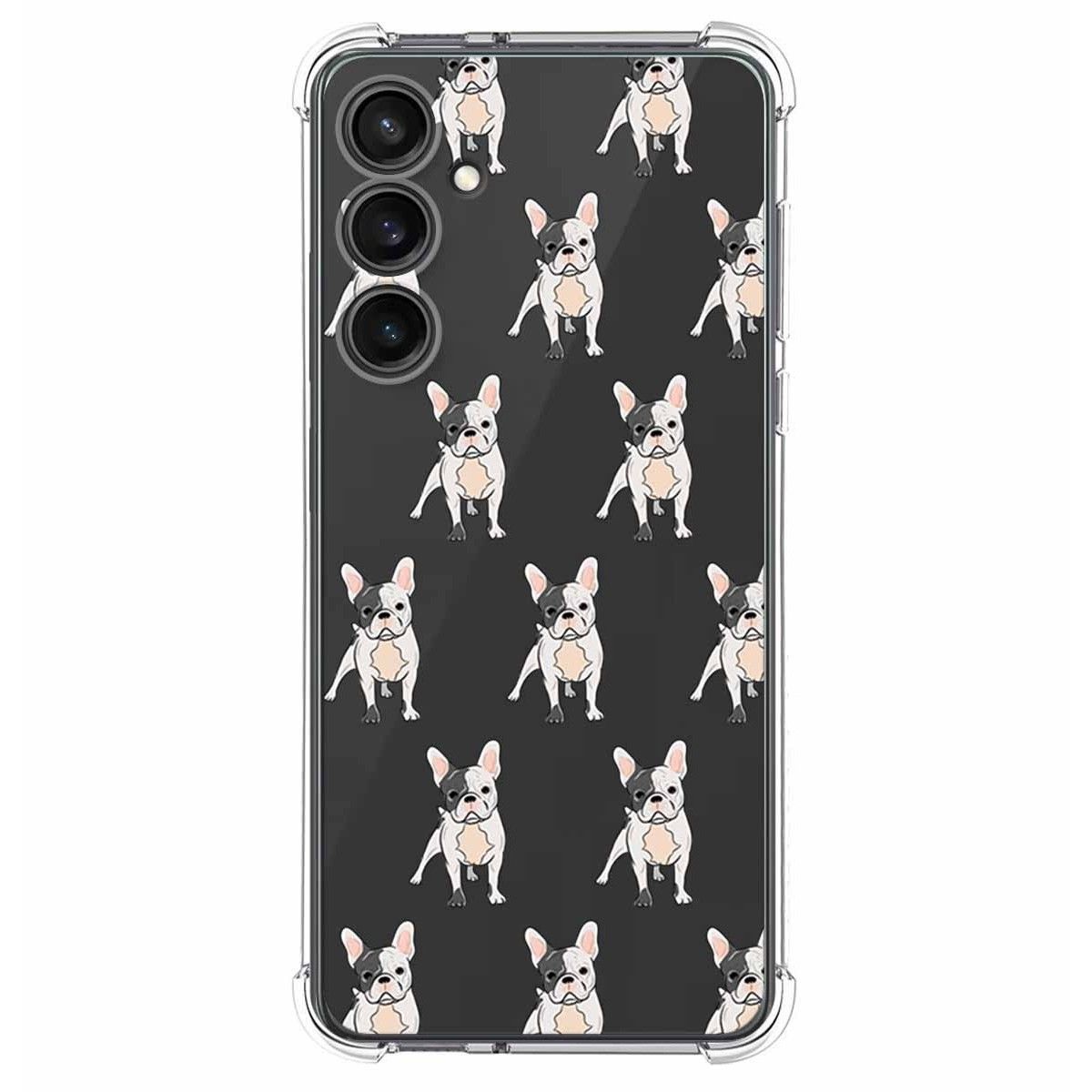 Funda Silicona Antigolpes para Samsung Galaxy S23 FE 5G diseño Perros 12 Dibujos