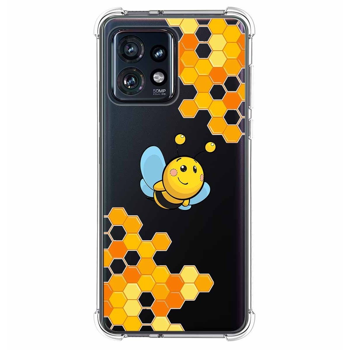 Funda Silicona Antigolpes para Motorola Edge 40 Pro 5G diseño Abeja Dibujos
