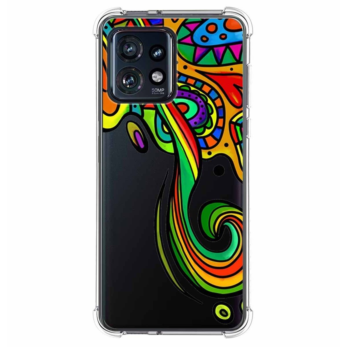 Funda Silicona Antigolpes para Motorola Edge 40 Pro 5G diseño Colores Dibujos