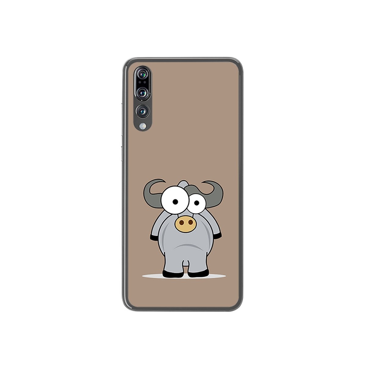 Funda Gel Tpu para Huawei P20 Pro Diseño Toro Dibujos