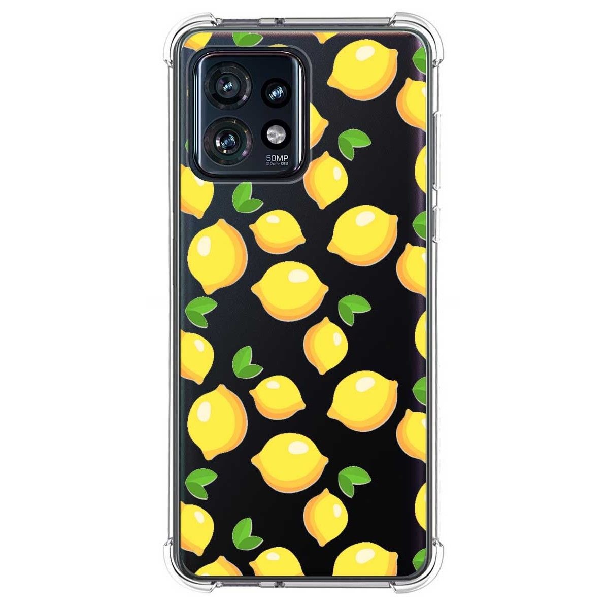 Funda Silicona Antigolpes para Motorola Edge 40 Pro 5G diseño Limones Dibujos