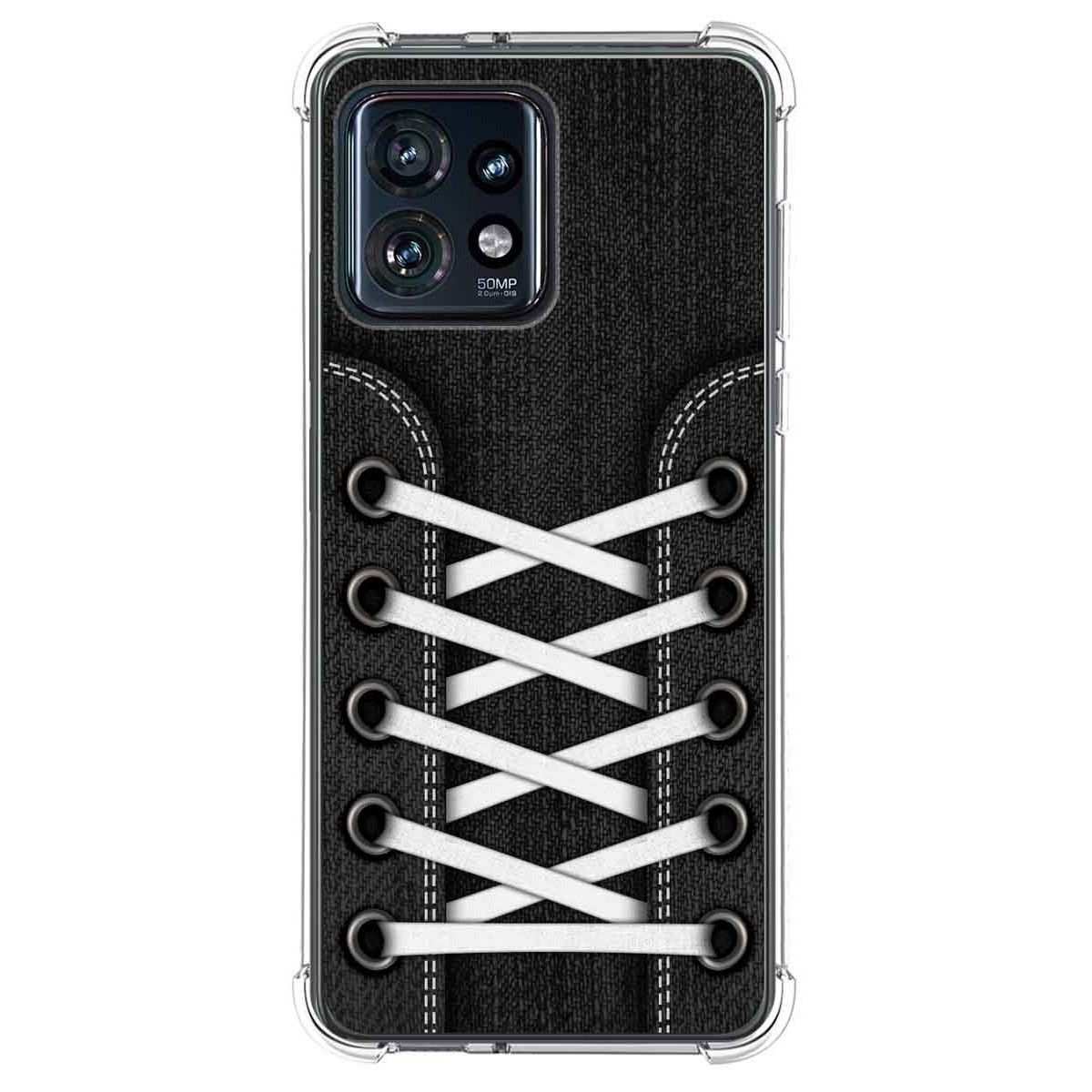 Funda Silicona Antigolpes para Motorola Edge 40 Pro 5G diseño Zapatillas 02 Dibujos