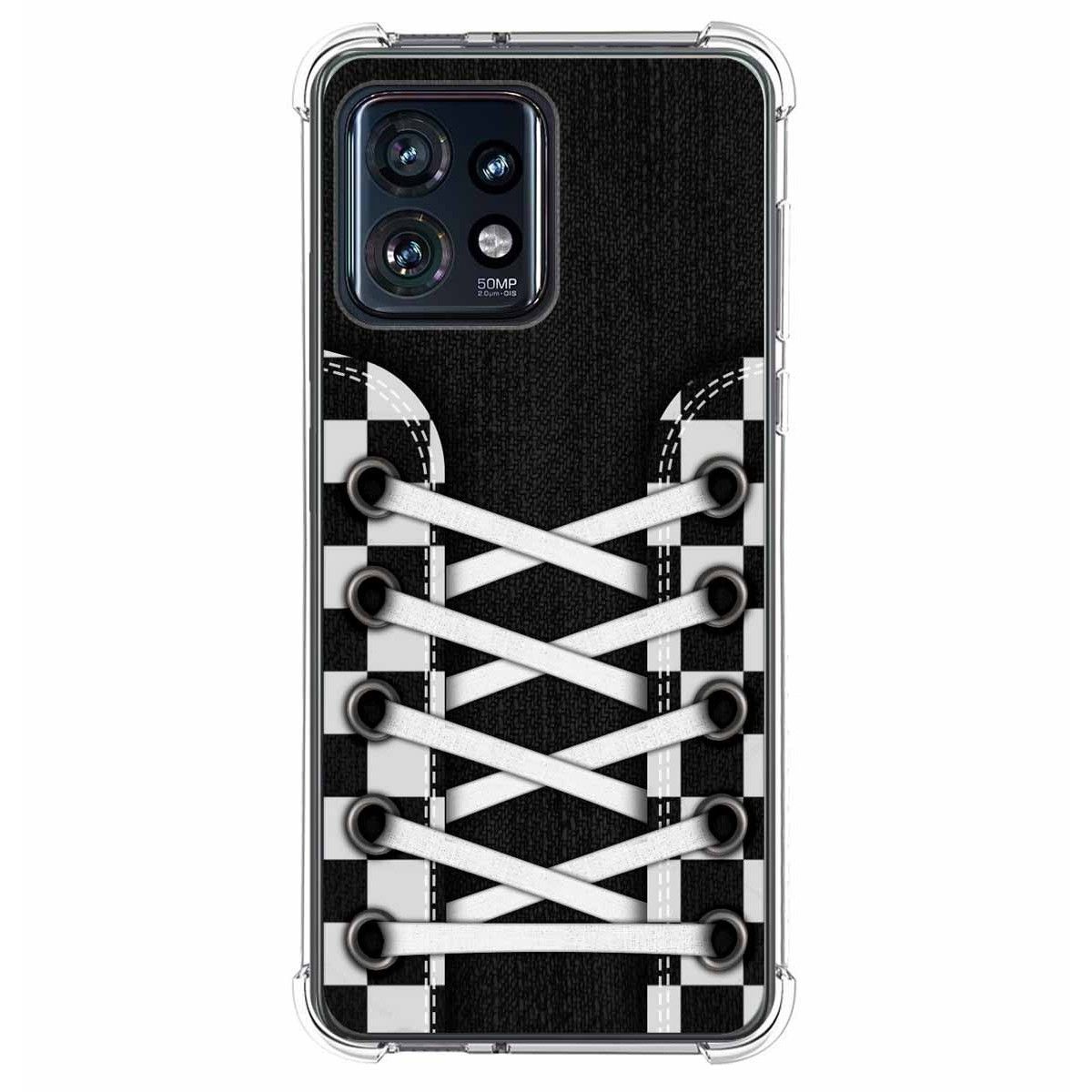 Funda Silicona Antigolpes para Motorola Edge 40 Pro 5G diseño Zapatillas 03 Dibujos