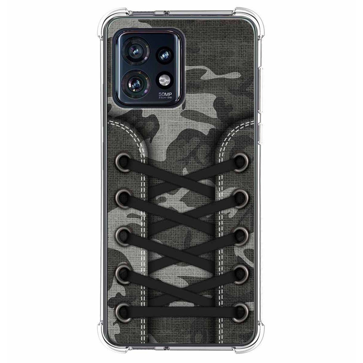 Funda Silicona Antigolpes para Motorola Edge 40 Pro 5G diseño Zapatillas 15 Dibujos