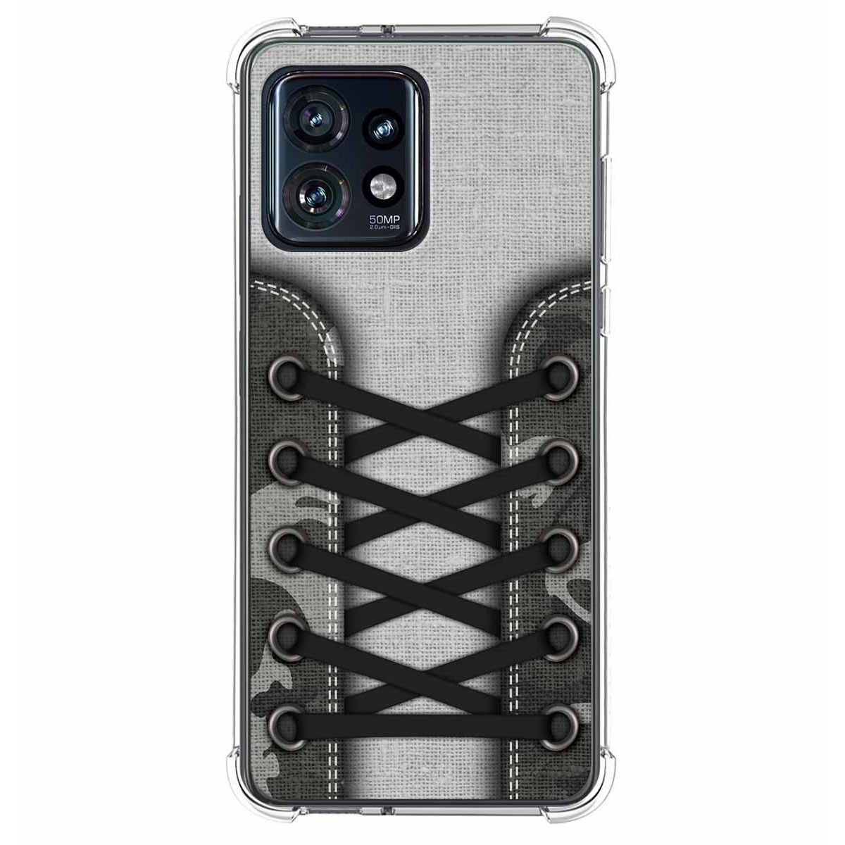 Funda Silicona Antigolpes para Motorola Edge 40 Pro 5G diseño Zapatillas 16 Dibujos