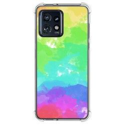 Funda Silicona Antigolpes para Motorola Edge 40 Pro 5G diseño Acuarela 03 Dibujos
