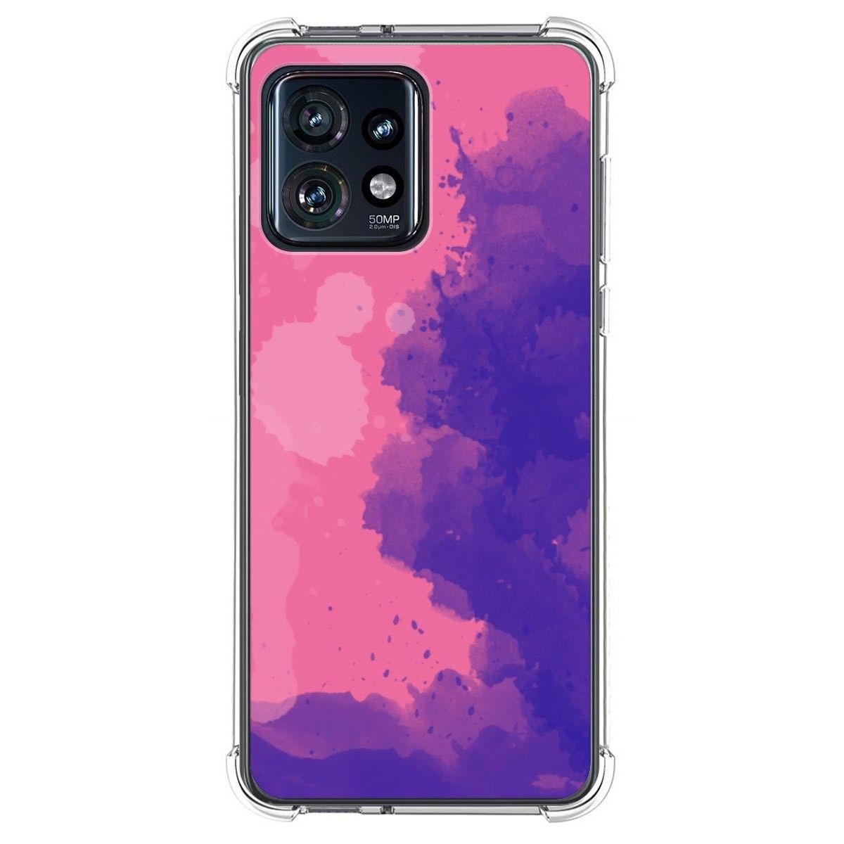 Funda Silicona Antigolpes para Motorola Edge 40 Pro 5G diseño Acuarela 07 Dibujos