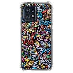 Funda Silicona Antigolpes para Motorola Edge 40 Pro 5G diseño Flores 04 Dibujos