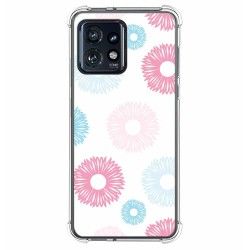Funda Silicona Antigolpes para Motorola Edge 40 Pro 5G diseño Flores 06 Dibujos