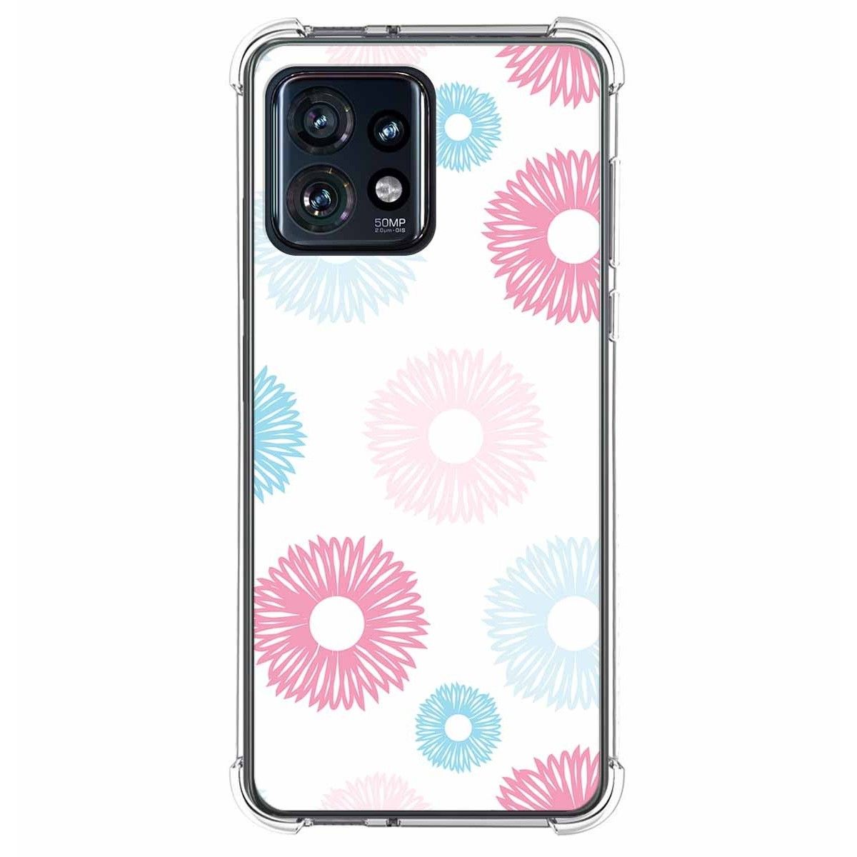 Funda Silicona Antigolpes para Motorola Edge 40 Pro 5G diseño Flores 06 Dibujos