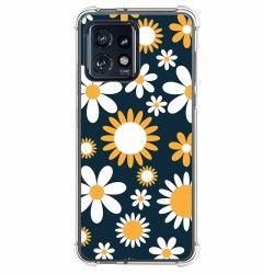 Funda Silicona Antigolpes para Motorola Edge 40 Pro 5G diseño Flores 08 Dibujos