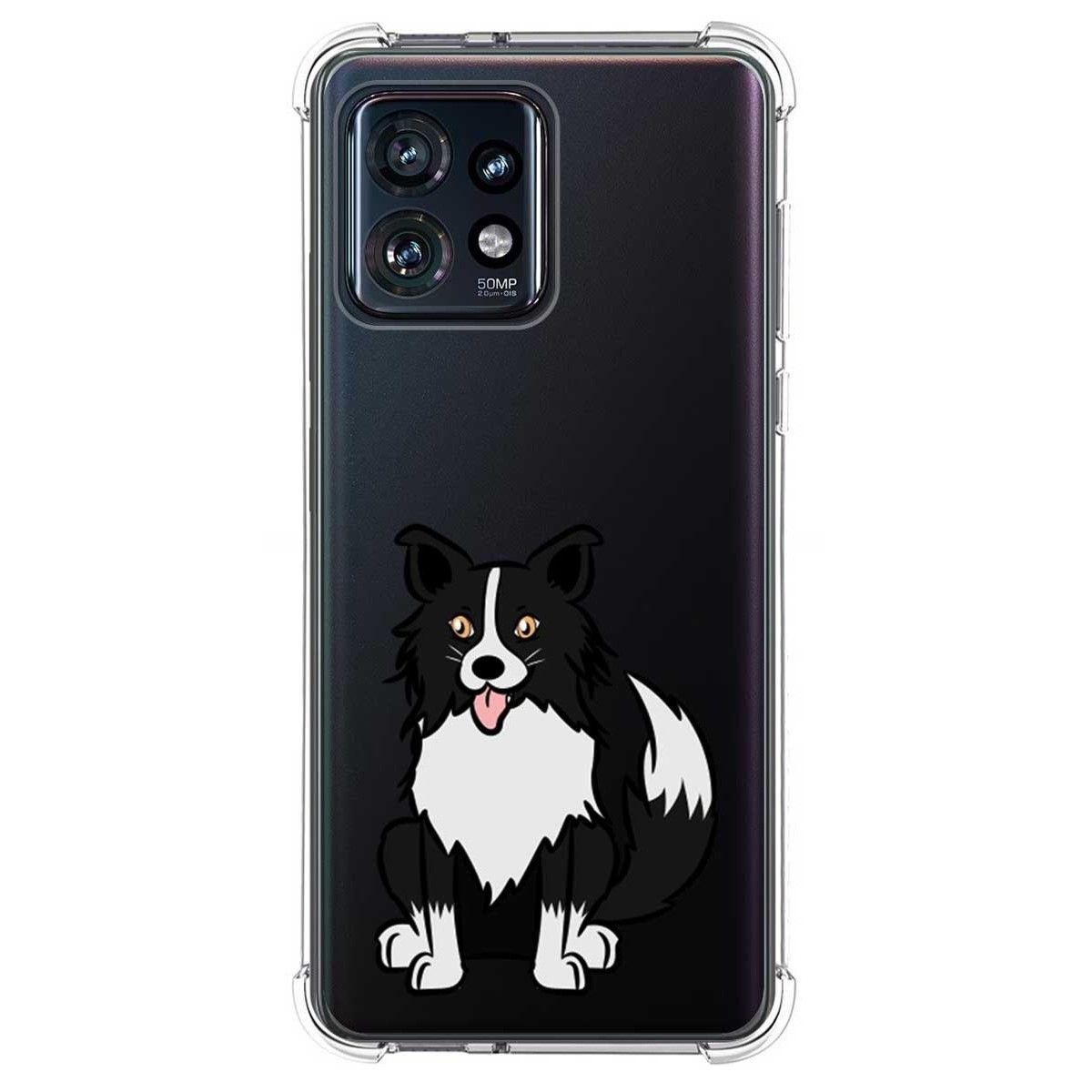 Funda Silicona Antigolpes para Motorola Edge 40 Pro 5G diseño Perros 01 Dibujos