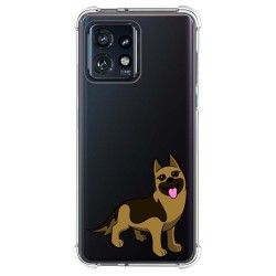 Funda Silicona Antigolpes para Motorola Edge 40 Pro 5G diseño Perros 03 Dibujos