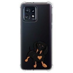 Funda Silicona Antigolpes para Motorola Edge 40 Pro 5G diseño Perros 04 Dibujos