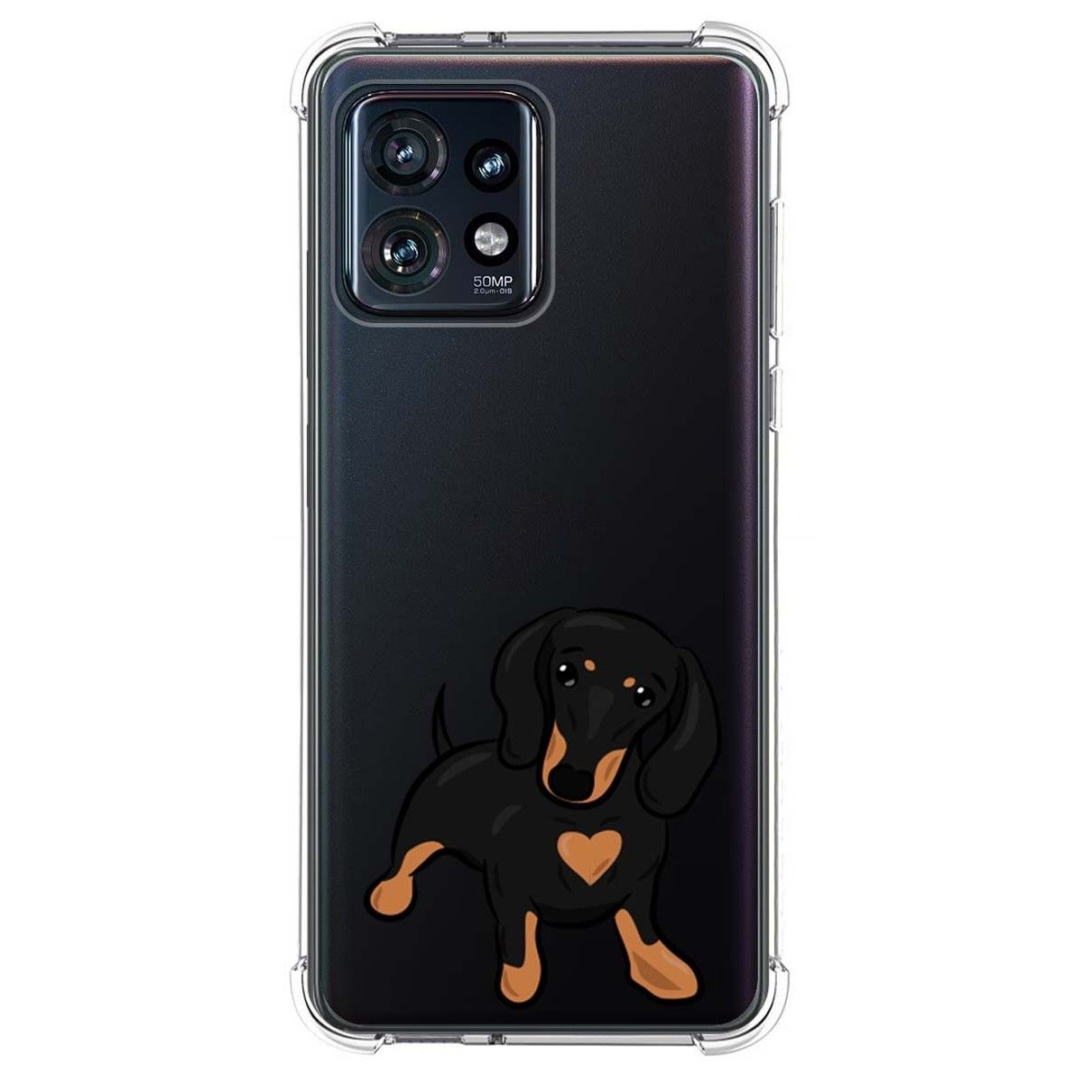 Funda Silicona Antigolpes para Motorola Edge 40 Pro 5G diseño Perros 04 Dibujos
