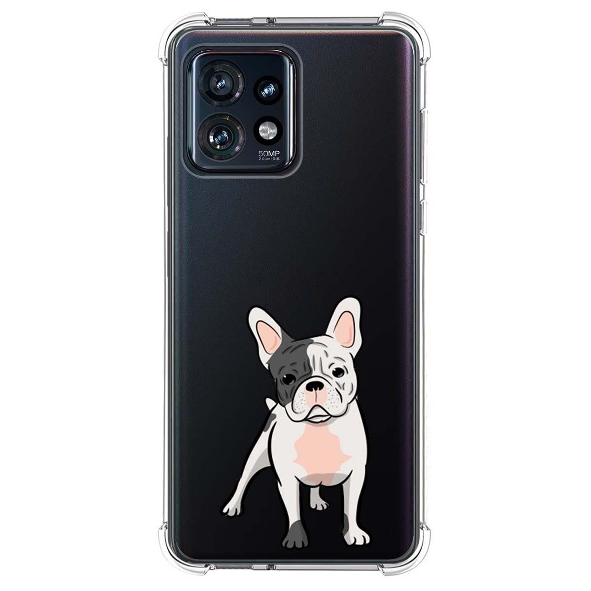 Funda Silicona Antigolpes para Motorola Edge 40 Pro 5G diseño Perros 06 Dibujos
