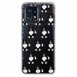 Funda Silicona Antigolpes para Motorola Edge 40 Pro 5G diseño Perros 07 Dibujos