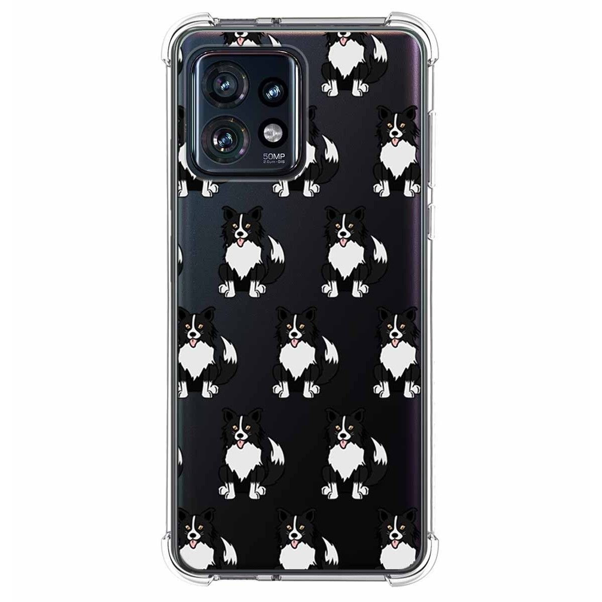 Funda Silicona Antigolpes para Motorola Edge 40 Pro 5G diseño Perros 07 Dibujos