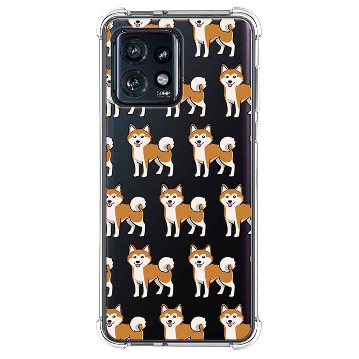 Funda Silicona Antigolpes para Motorola Edge 40 Pro 5G diseño Perros 08 Dibujos