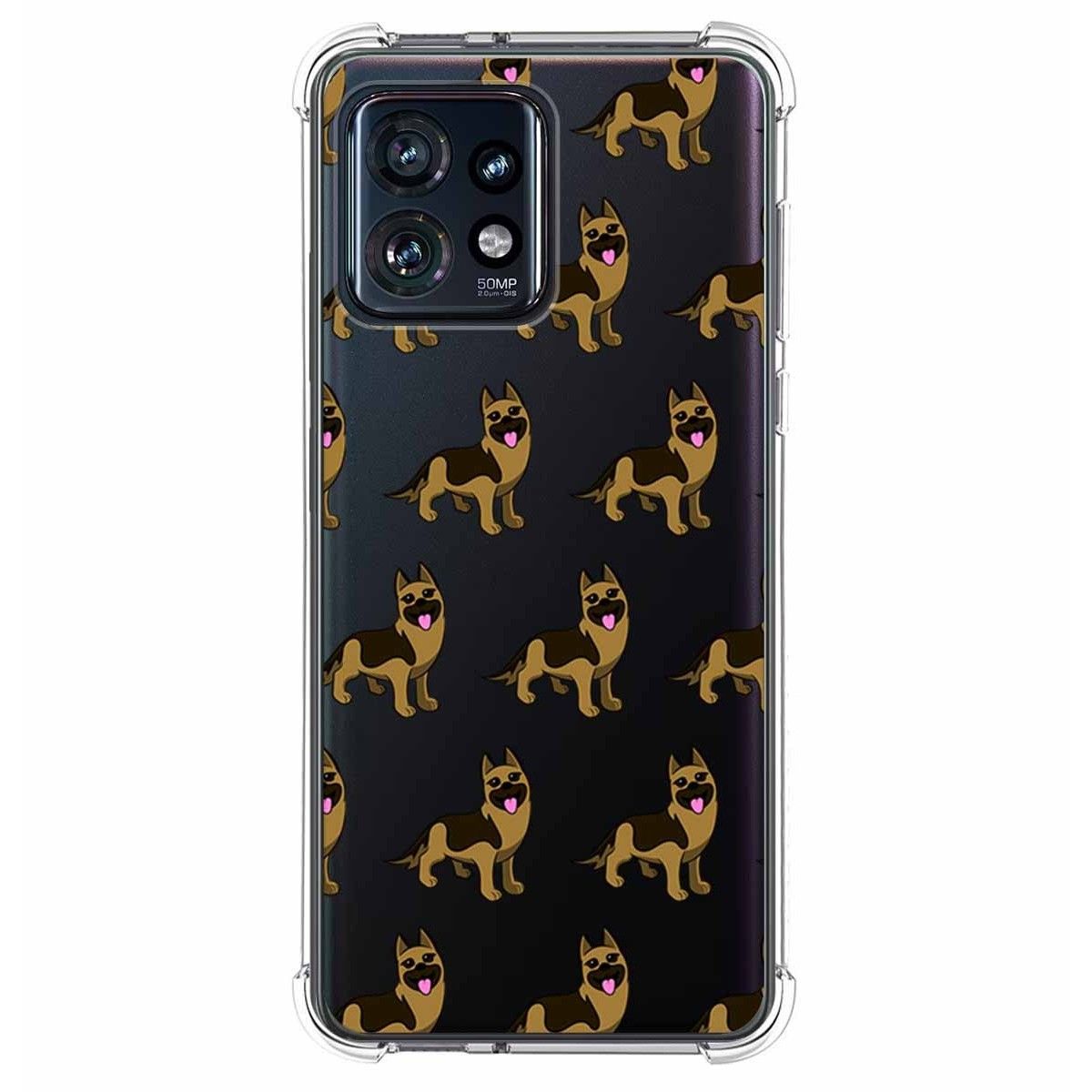 Funda Silicona Antigolpes para Motorola Edge 40 Pro 5G diseño Perros 09 Dibujos