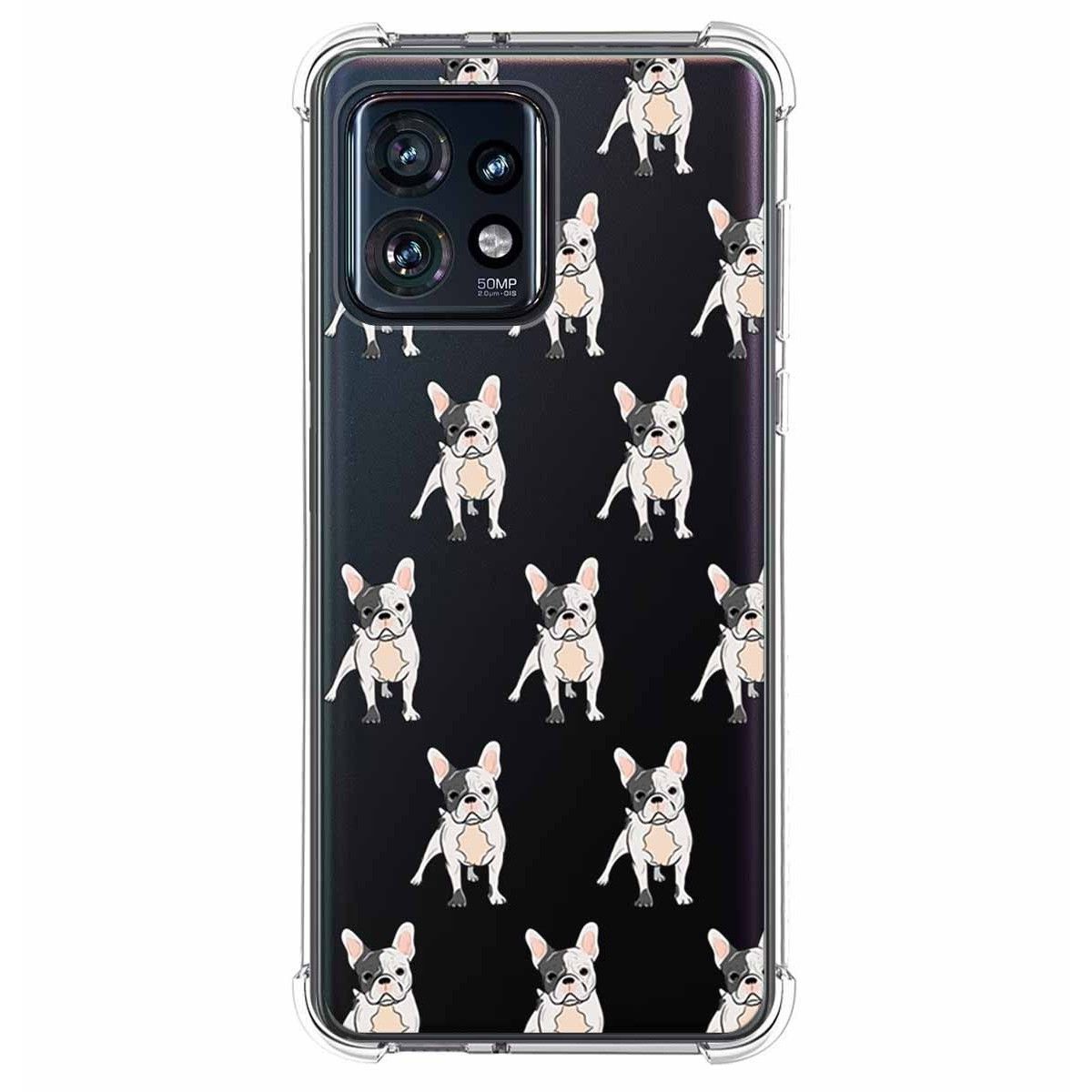 Funda Silicona Antigolpes para Motorola Edge 40 Pro 5G diseño Perros 12 Dibujos