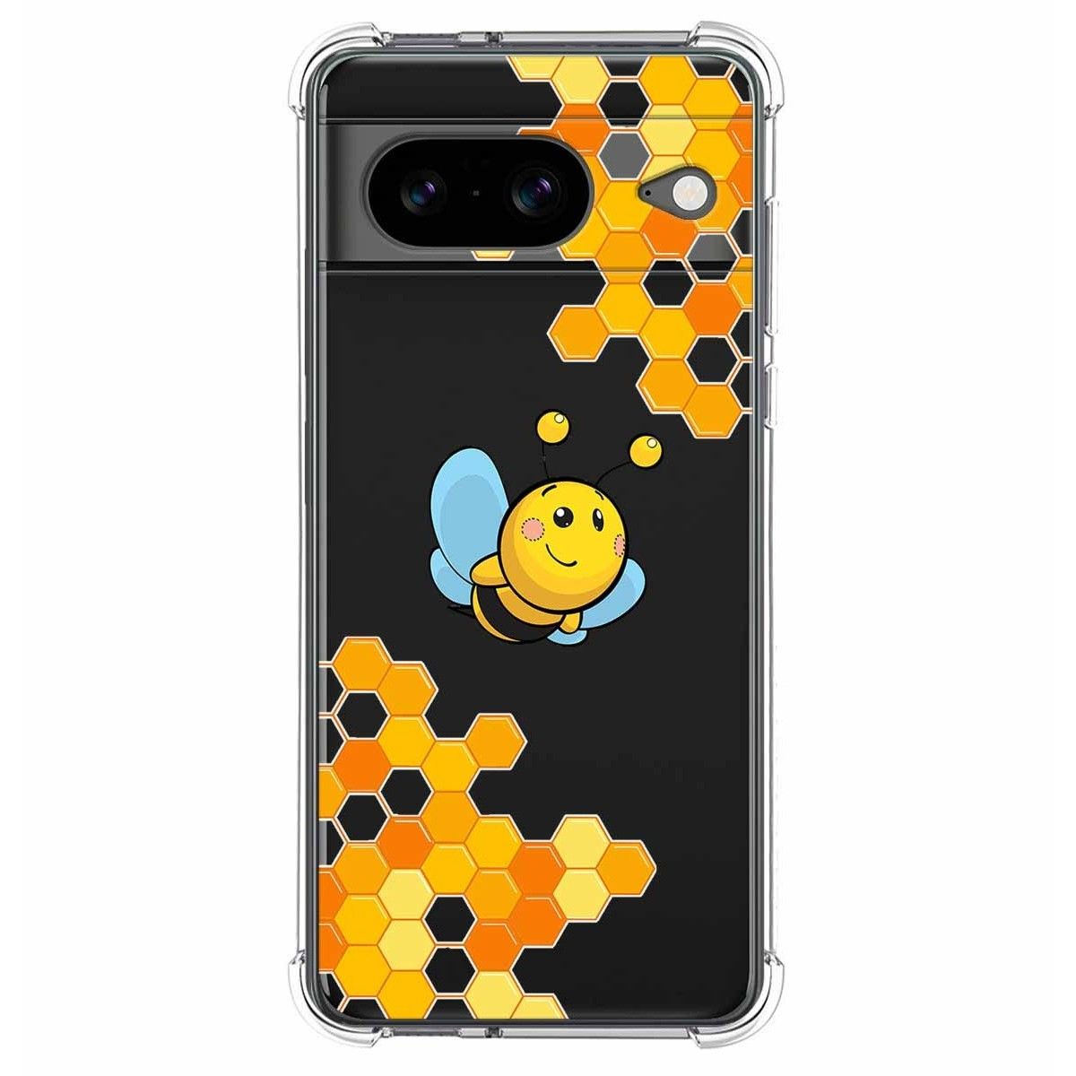 Funda Silicona Antigolpes para Google Pixel 8 5G diseño Abeja Dibujos
