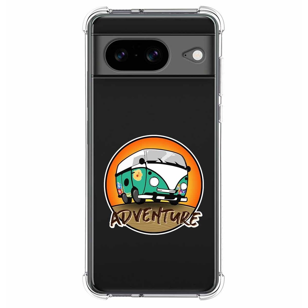 Funda Silicona Antigolpes para Google Pixel 8 5G diseño Adventure Dibujos