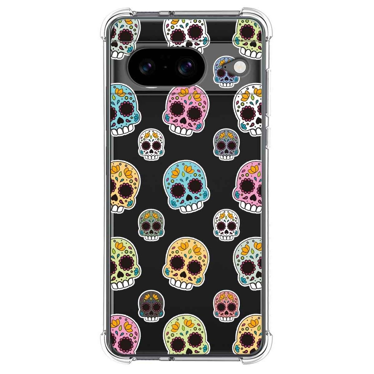Funda Silicona Antigolpes para Google Pixel 8 5G diseño Catrina Dibujos