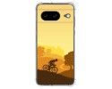 Funda Silicona Antigolpes para Google Pixel 8 5G diseño Ciclista Dibujos