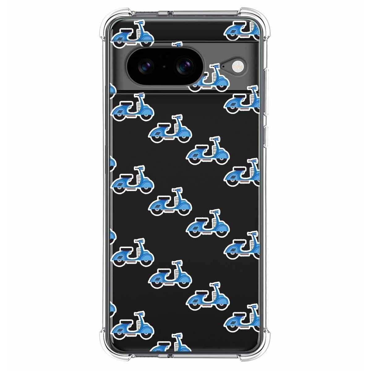 Funda Silicona Antigolpes para Google Pixel 8 5G diseño Scooter Dibujos