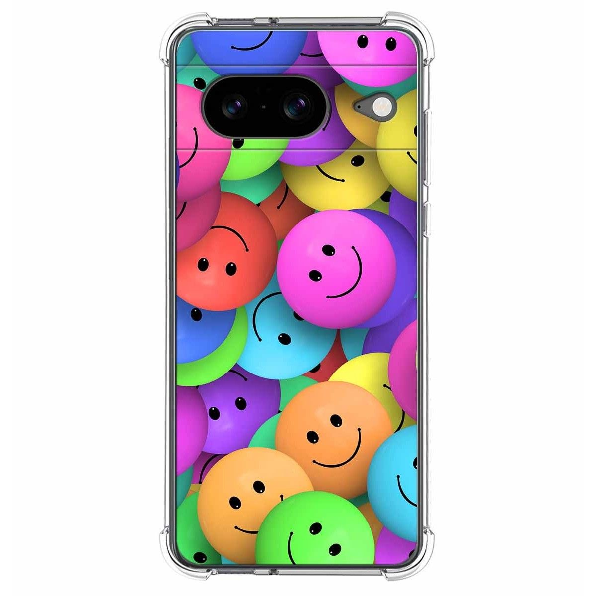 Funda Silicona Antigolpes para Google Pixel 8 5G diseño Smile Dibujos