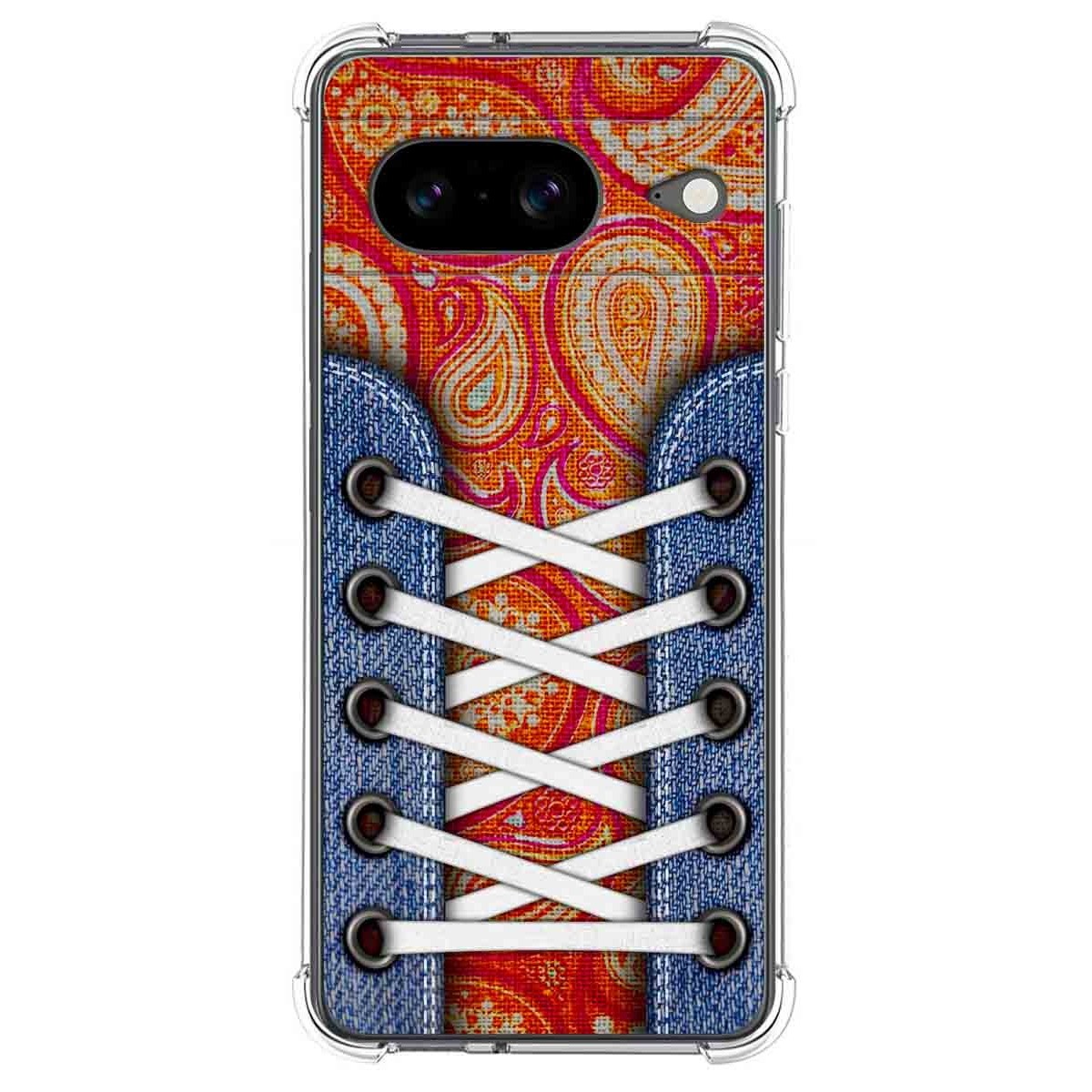 Funda Silicona Antigolpes para Google Pixel 8 5G diseño Zapatillas 10 Dibujos