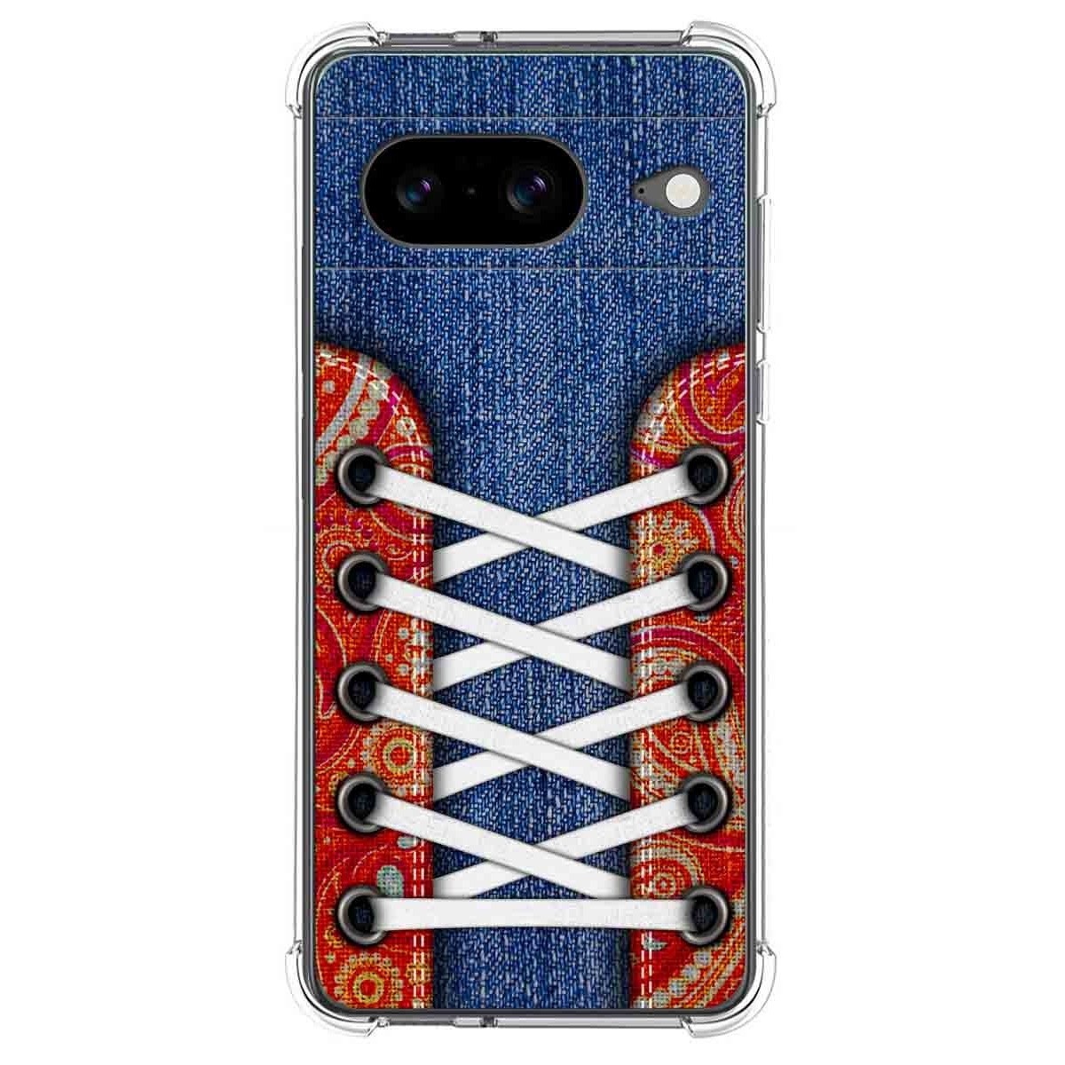 Funda Silicona Antigolpes para Google Pixel 8 5G diseño Zapatillas 11 Dibujos