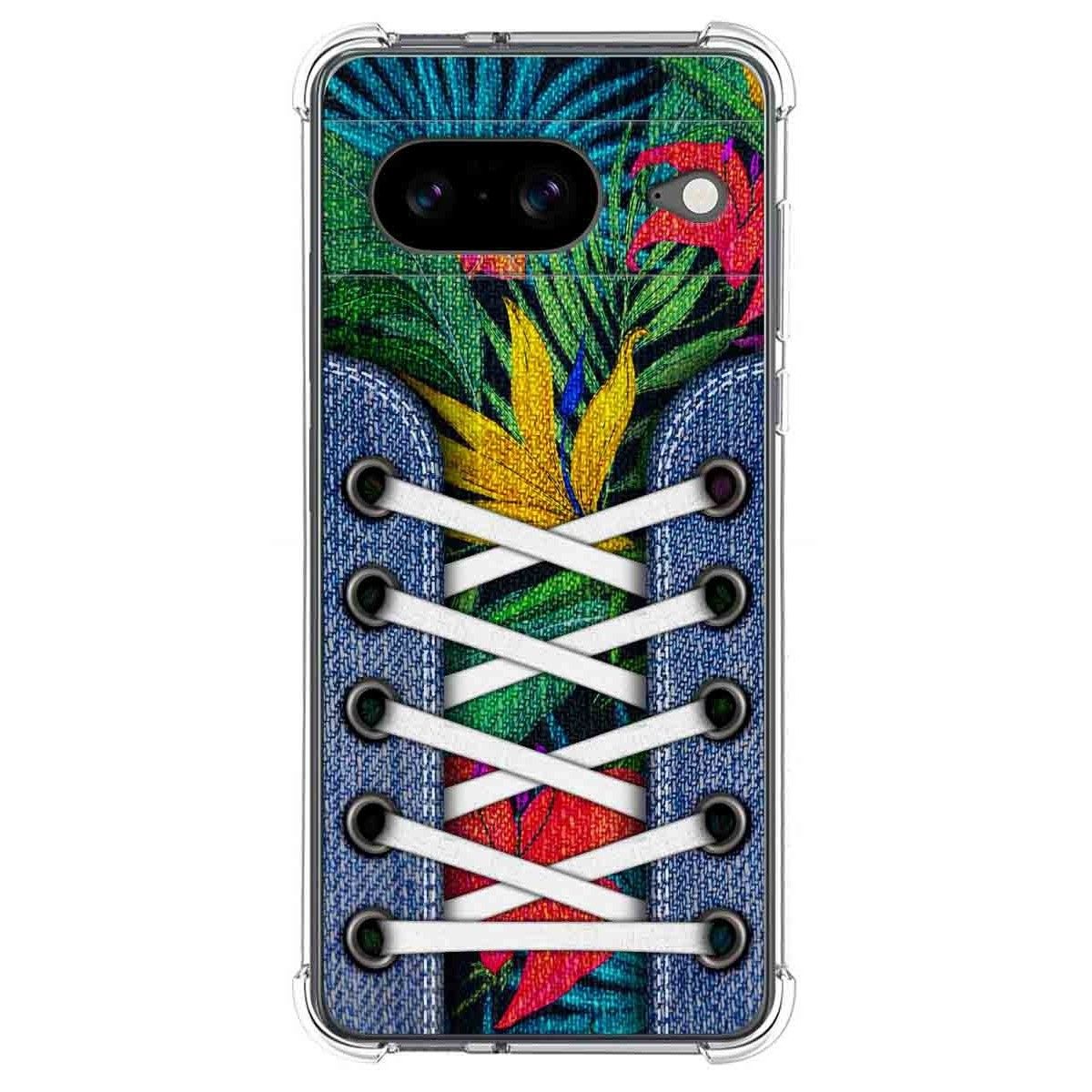 Funda Silicona Antigolpes para Google Pixel 8 5G diseño Zapatillas 12 Dibujos