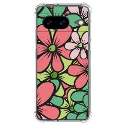 Funda Silicona Antigolpes para Google Pixel 8 5G diseño Flores 02 Dibujos