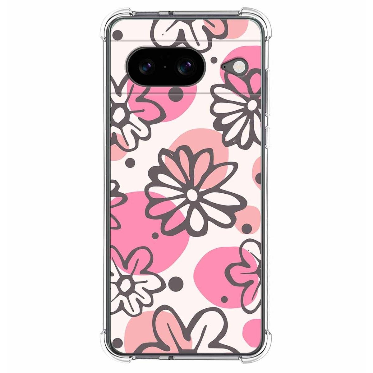 Funda Silicona Antigolpes para Google Pixel 8 5G diseño Flores 09 Dibujos