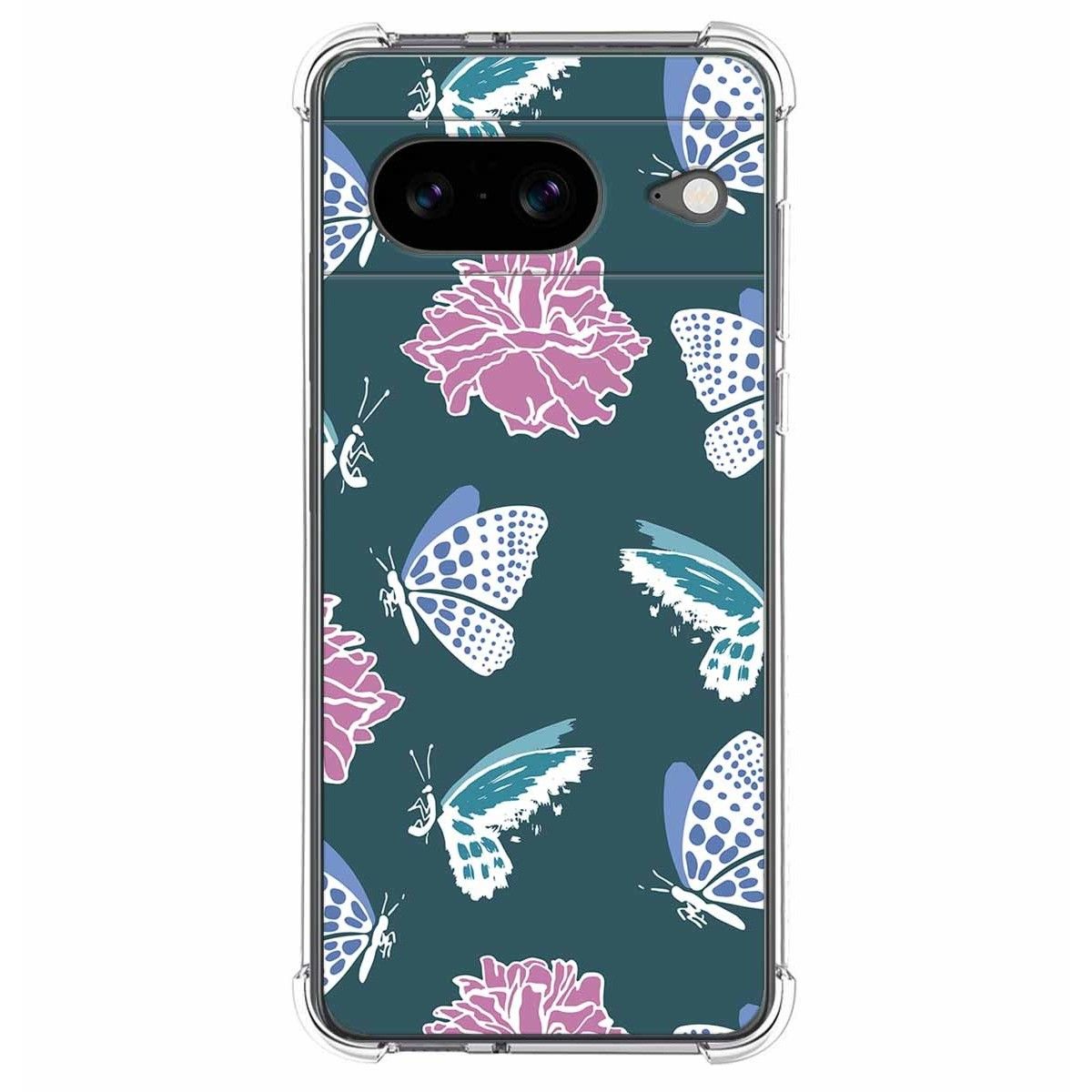 Funda Silicona Antigolpes para Google Pixel 8 5G diseño Flores 10 Dibujos