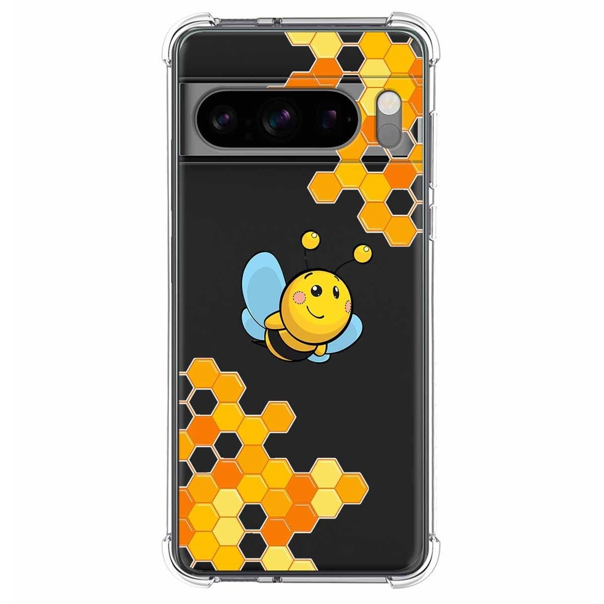 Funda Silicona Antigolpes para Google Pixel 8 Pro 5G diseño Abeja Dibujos