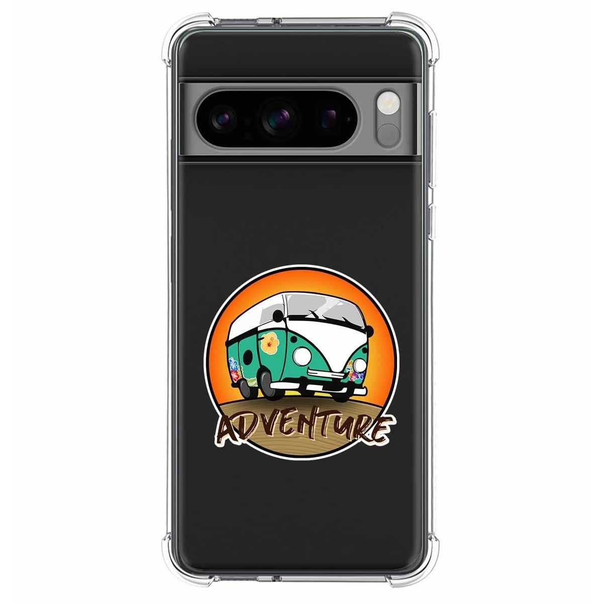 Funda Silicona Antigolpes para Google Pixel 8 Pro 5G diseño Adventure Dibujos