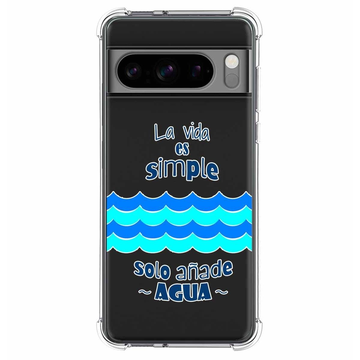 Funda Silicona Antigolpes para Google Pixel 8 Pro 5G diseño Agua Dibujos